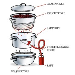 Dampfentsafter Fruchtentsafter Entsafter