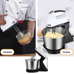 Handmixer Mixer mit 2L Schüssel