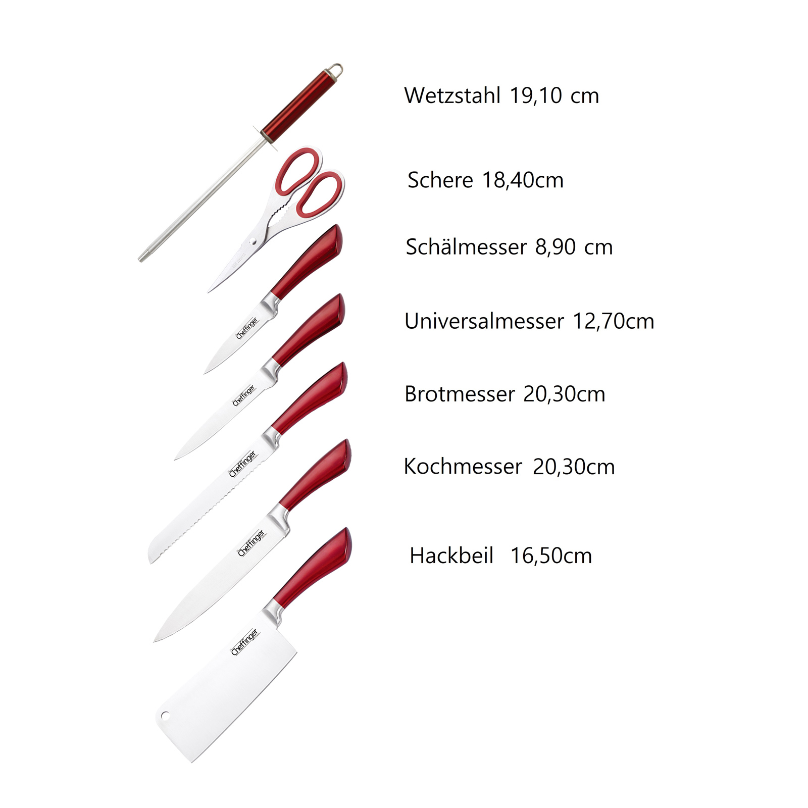 Messerset Messerblock Messerständer