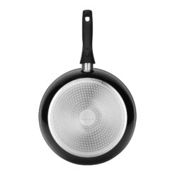 Wok 30 cm mit Glasdeckel Wokpfanne