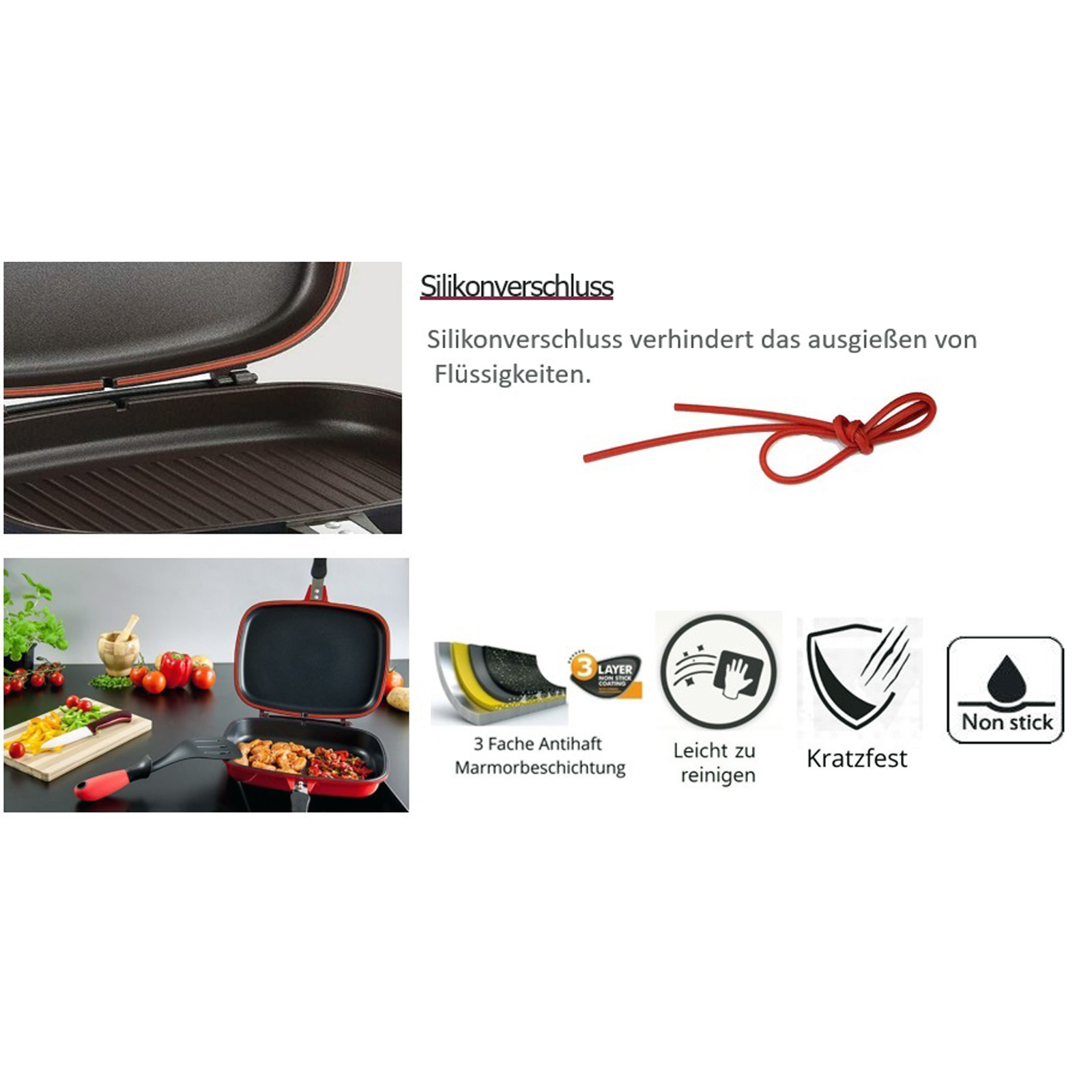 Grillpfanne Wendepfanne