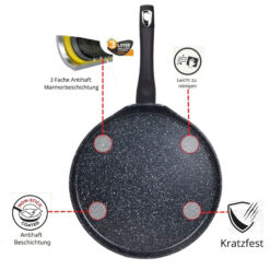 Pfannkuchen Pfanne 28 cm Induktion