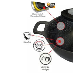 Wok Bratpfanne 32 cm Antihaft