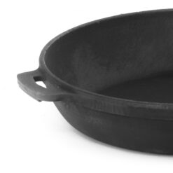 Bräter Gusseisen Schmortopf Servierpfanne