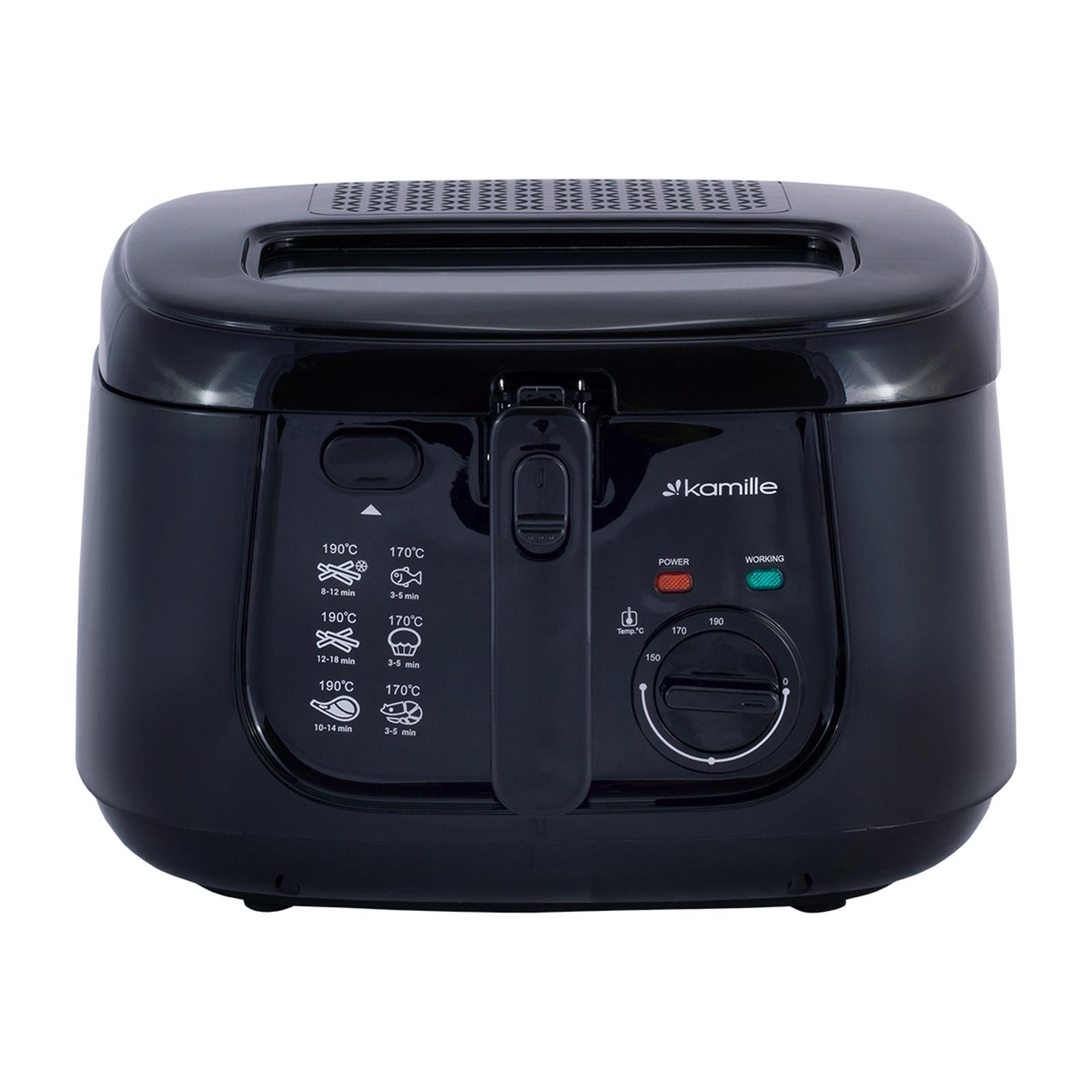 Fritteuse 2,5 L Kaltzonenfritteuse Fritöse