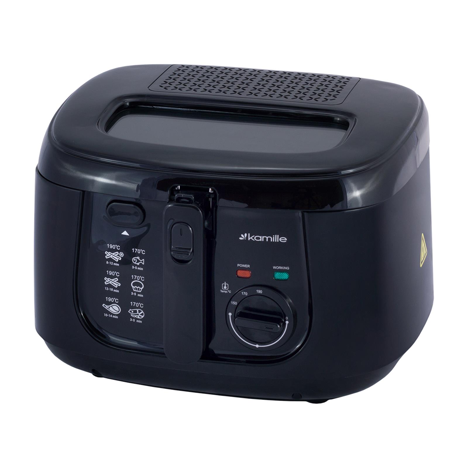 Fritteuse 2,5 L Kaltzonenfritteuse Fritöse