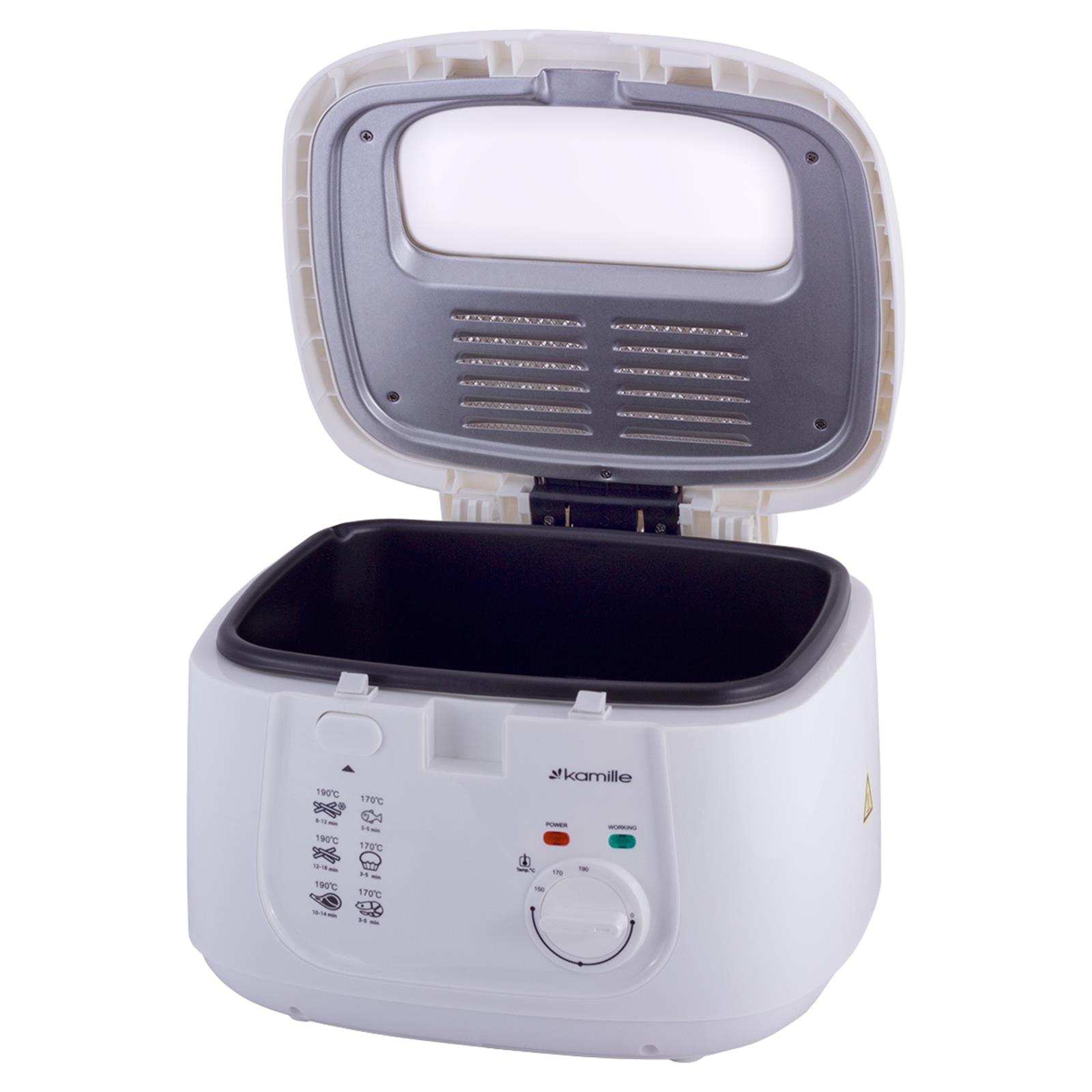 Fritteuse 2,5 L Kaltzonenfritteuse Fritöse