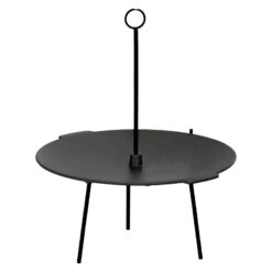 Kochstelle Feuerpfanne mit Beinen mit Dreibein