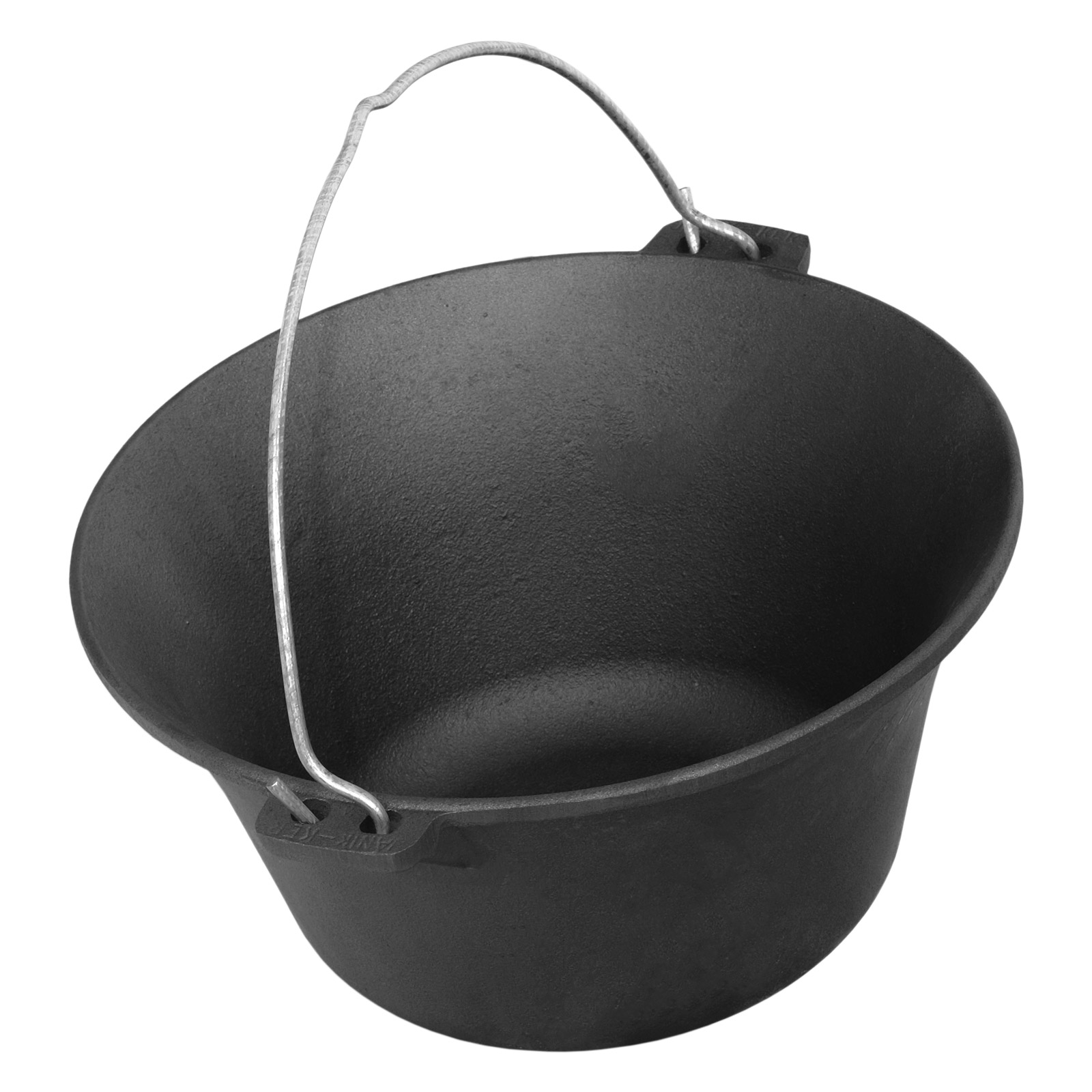 Kochstelle Feuerpfanne mit Beinen mit Dreibein