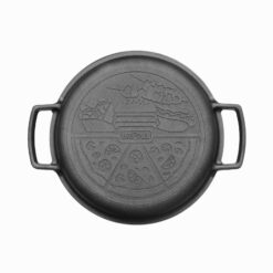 Gusseisenpfanne 28cm Gußeisenpfanne Deckel-Bratpfanne