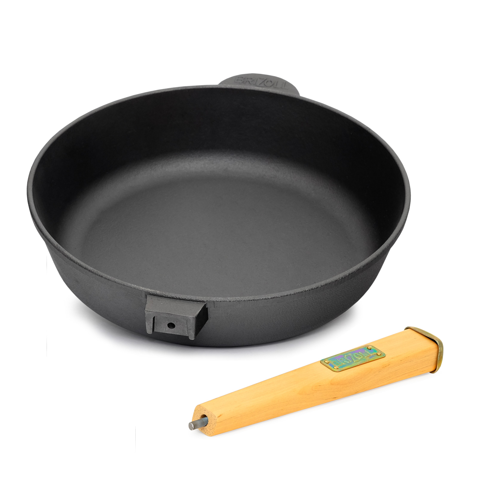 Gusseisenpfanne 28cm Gußeisenpfanne Deckel-Bratpfanne