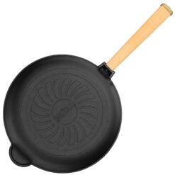 Gusseisenpfanne 28cm Gußeisenpfanne Deckel-Bratpfanne